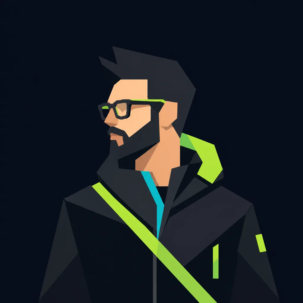 Illustrated flat-geometric avatar for Tomás Herrera